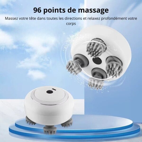 scalp massager 2 vitesses